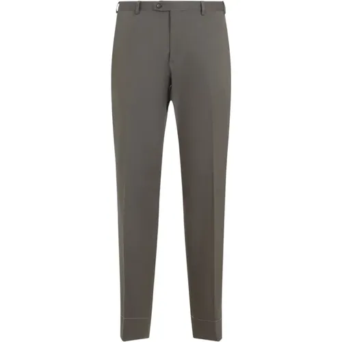 Slim-fit Trousers, male, , Size: M Stylish Pienza Pants for Men - Brioni - Modalova