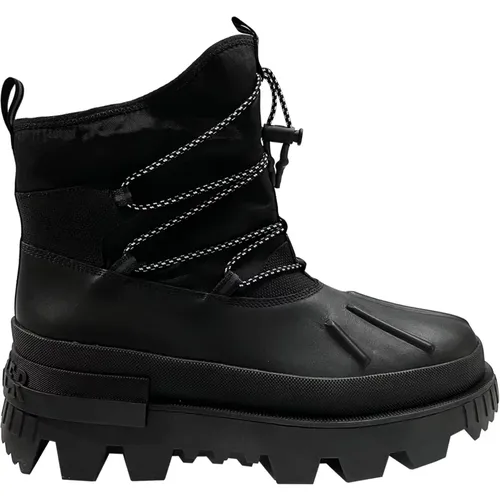 Mallard Schwarze Schnürstiefel - Moncler - Modalova