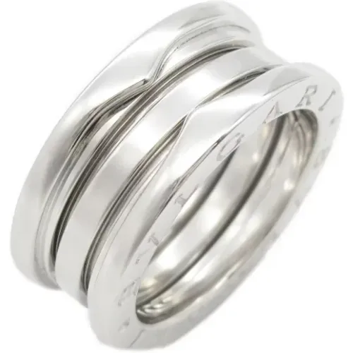 Pre-owned Jewellery, female, , Size: ONE SIZE Pre-owned White Gold rings - Bvlgari Vintage - Modalova