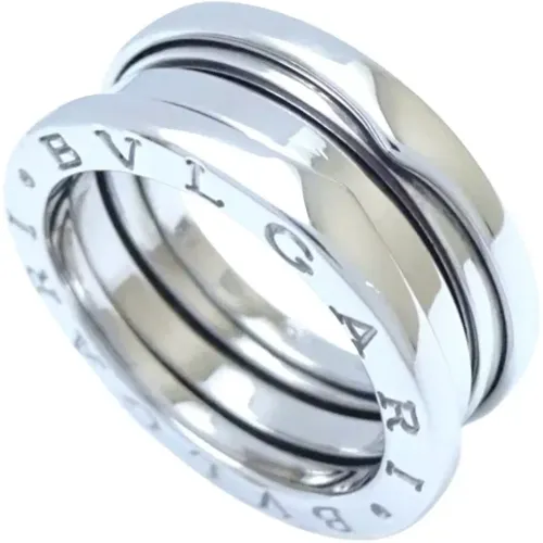 Pre-owned Jewellery, female, , Size: ONE SIZE Pre-owned White Gold rings - Bvlgari Vintage - Modalova