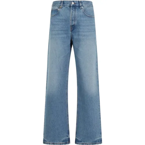 Wide Jeans, male, , Size: W34 Tabac Straight Jeans - Jacquemus - Modalova