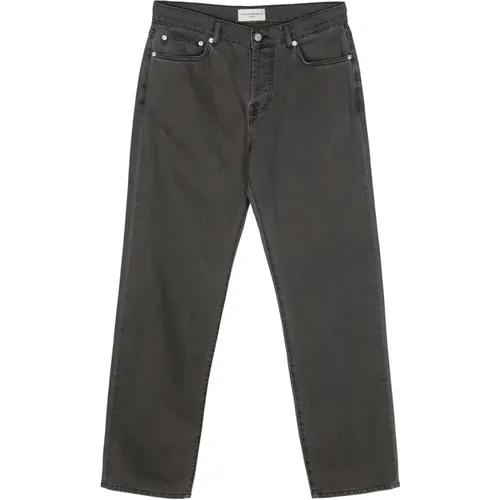 Mid Grey Cotton Denim Jeans , male, Sizes: W36, W31, W33 - Officine Générale - Modalova