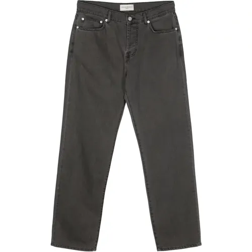 Mid Grey Cotton Denim Jeans , male, Sizes: W36, W34, W31, W32, W33 - Officine Générale - Modalova