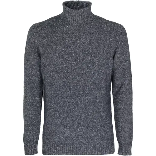 Alpaca Wool Sweater Dolcevita Style , male, Sizes: 2XL - Kangra - Modalova