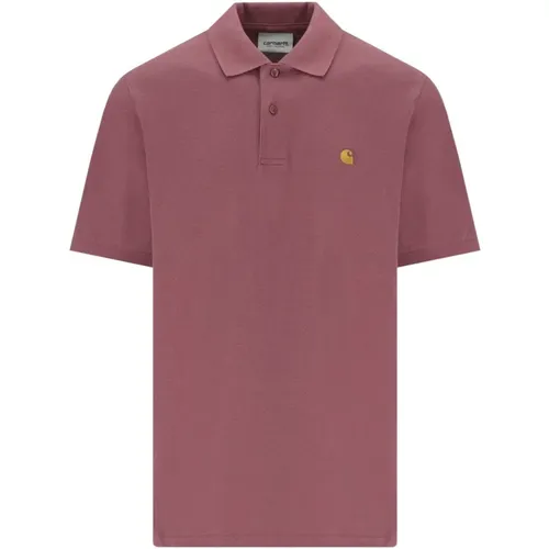 Polo Shirts, male, , Size: XS Chase Dusky Polo Shirt - Carhartt WIP - Modalova