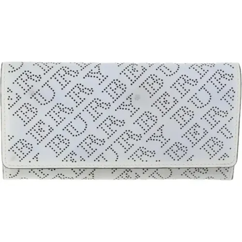 Pre-owned Wallets, female, , Size: ONE SIZE Pre-owned Leather wallets - Burberry Vintage - Modalova