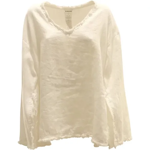 Women's Clothing Shirts Cream Ss24 , female, Sizes: M, L - P.a.r.o.s.h. - Modalova