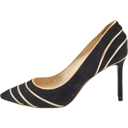 Pre-owned Pumps, female, , Size: 6 US Pre-owned Suede heels - Jimmy Choo Pre-owned - Modalova