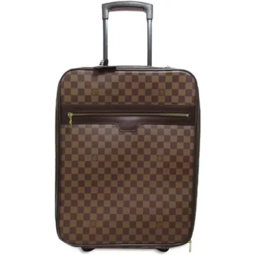 Pre-owned Weekend Bags, female, , Size: ONE SIZE Pre-owned Canvas travel-bags - Louis Vuitton Vintage - Modalova