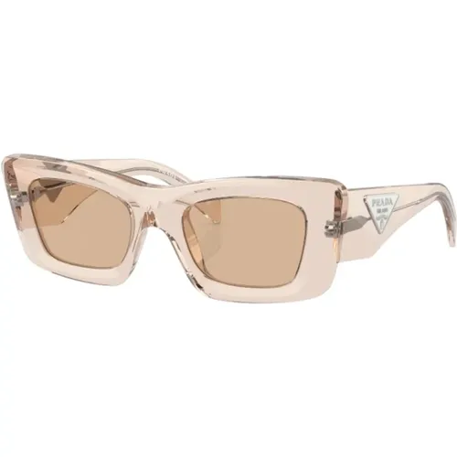 Braun/Havanna Sonnenbrille, vielseitig und stilvoll , Damen, Größe: 50 MM - Prada - Modalova