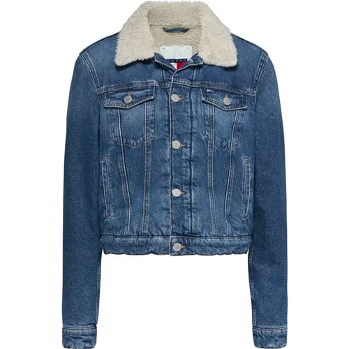 Jackets & Coats Ss24 , female, Sizes: S, XS, M, 2XS - Tommy Jeans - Modalova