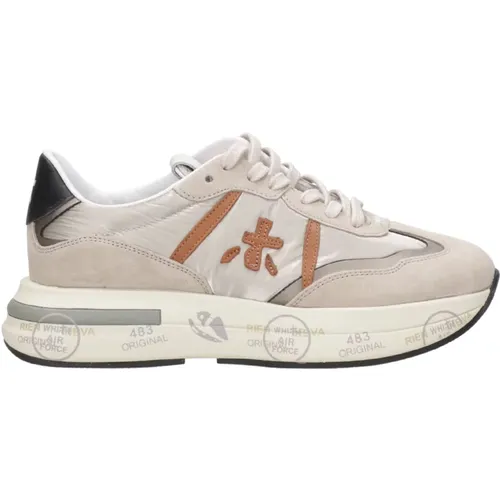 Light Grey Sneakers , female, Sizes: 7 UK, 4 UK, 5 UK, 6 UK, 8 UK, 3 UK - Premiata - Modalova