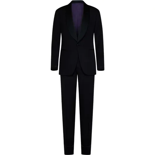 Single Breasted Suits, male, , Size: L Dresses by - Ralph Lauren - Modalova