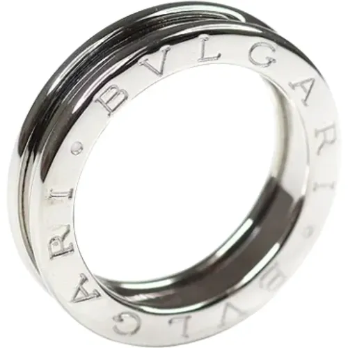 Pre-owned White Gold rings , female, Sizes: ONE SIZE - Bvlgari Vintage - Modalova