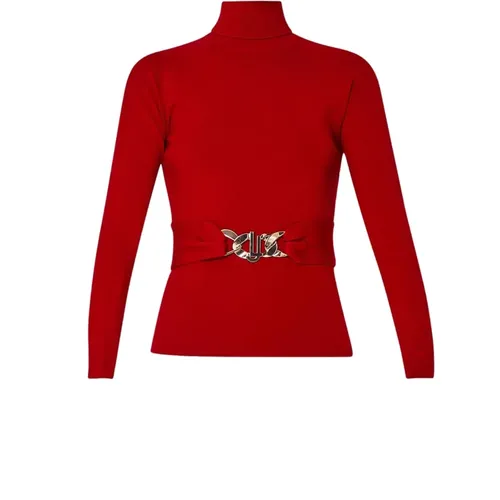 Turtlenecks, female, , Size: XS Chili Pepper Turtleneck - Liu Jo - Modalova