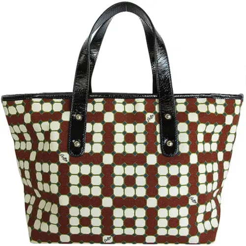 Pre-owned Tote Bags, female, , Size: ONE SIZE Pre-owned Canvas handbags - Bally Pre-owned - Modalova