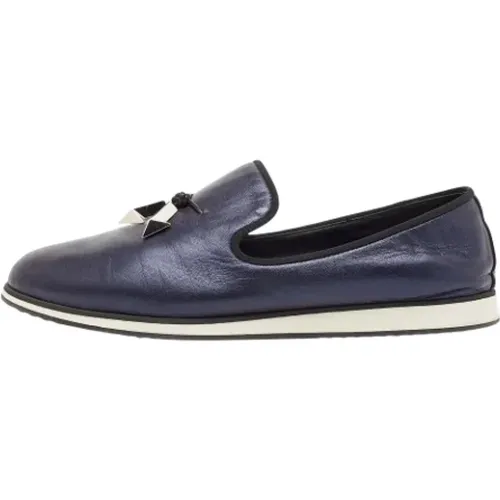 Pre-owned Flats, male, , Size: 10 1/2 US Pre-owned Leather flats - Giuseppe Zanotti Pre-owned - Modalova