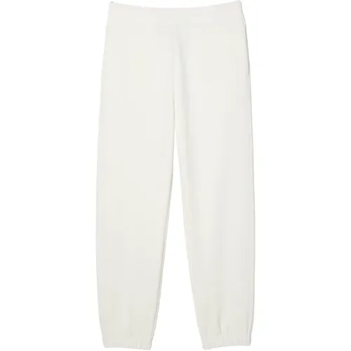 Cream Trousers Aw24 , female, Sizes: S, 2XS, XS - Lacoste - Modalova