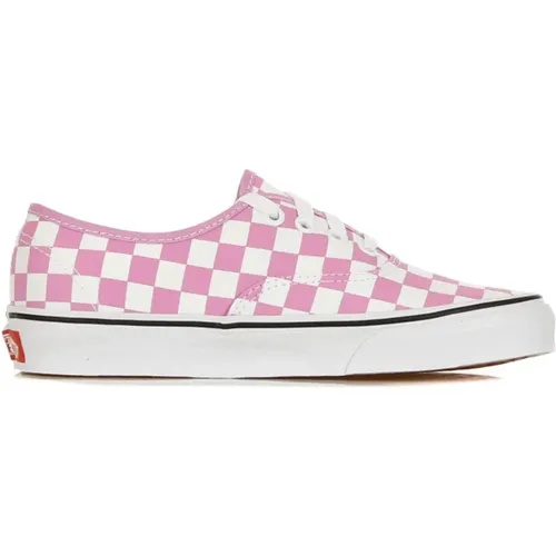 Sneakers, female, , Size: 10 US Checkerboard Orchid Low-Top Sneakers - Vans - Modalova