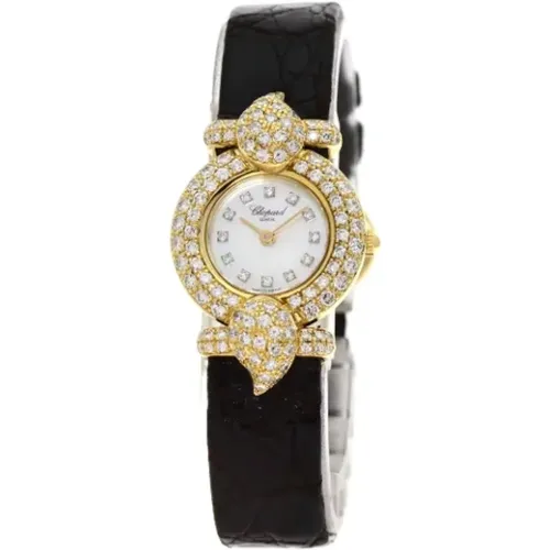 Pre-owned Watches, female, , Size: ONE SIZE Pre-owned Yellow Gold watches - Chopard Pre-owned - Modalova