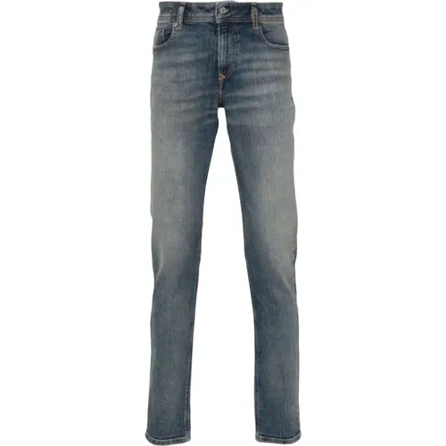 Blaue Stonewashed Skinny Cut Denim Jeans - Diesel - Modalova