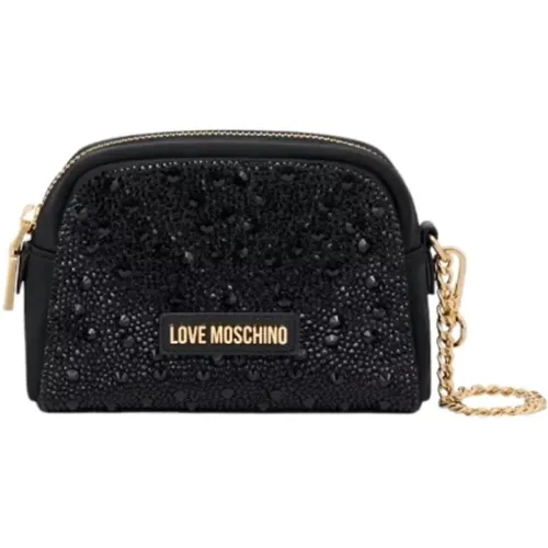 Cross Body Bags, female, , Size: ONE SIZE Stylish Women's Beauty Case in Synthetic Leather - Love Moschino - Modalova