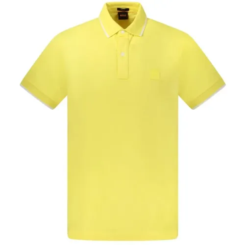 Cotton Polo Shirt , male, Sizes: S - Hugo Boss - Modalova