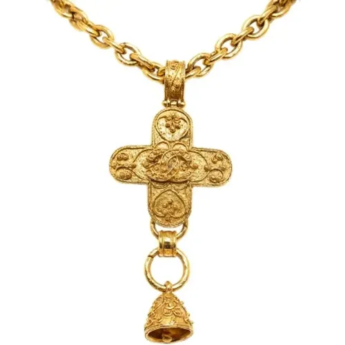 Pre-owned Jewellery, female, , Size: ONE SIZE Pre-owned Metal necklaces - Chanel Vintage - Modalova