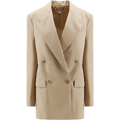 Double-Breasted Blazer , female, Sizes: XS, 2XS, S - Stella Mccartney - Modalova