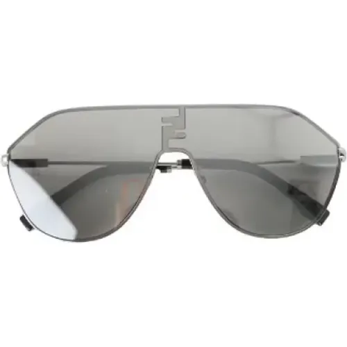 Pre-owned Accessories, female, , Size: ONE SIZE Pre-owned Metal sunglasses - Fendi Vintage - Modalova