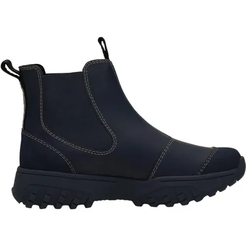 Wasserdichter Track Stiefel mit Fischleder Details , Damen, Größe: 37 EU - Woden - Modalova