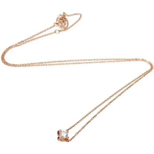 Pre-owned Jewellery, female, , Size: ONE SIZE Pre-owned Rose Gold necklaces - Cartier Vintage - Modalova