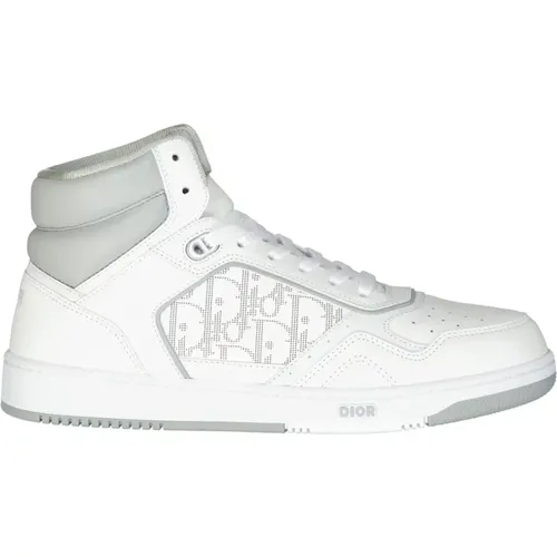 High-Top Sneakers with Iconic Logo , male, Sizes: 7 UK, 6 UK, 11 UK, 17 UK, 10 UK, 8 UK, 8 1/2 UK, 16 UK - Dior - Modalova