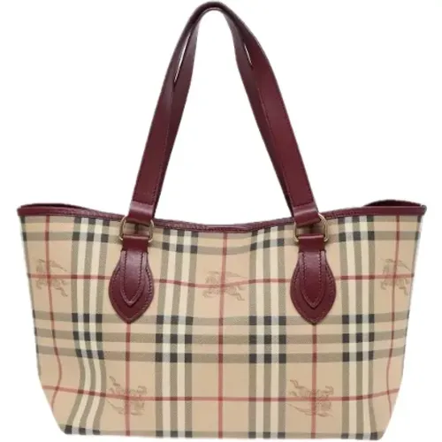 Pre-owned Tote Bags, female, , Size: ONE SIZE Pre-owned Canvas totes - Burberry Vintage - Modalova