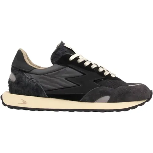 Schwarze Sneakers Holzkohle Hype , Herren, Größe: 40 EU - MOA - MASTER OF ARTS - Modalova