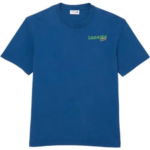 Washed Gradient T-shirt for Men , male, Sizes: XL - Lacoste - Modalova