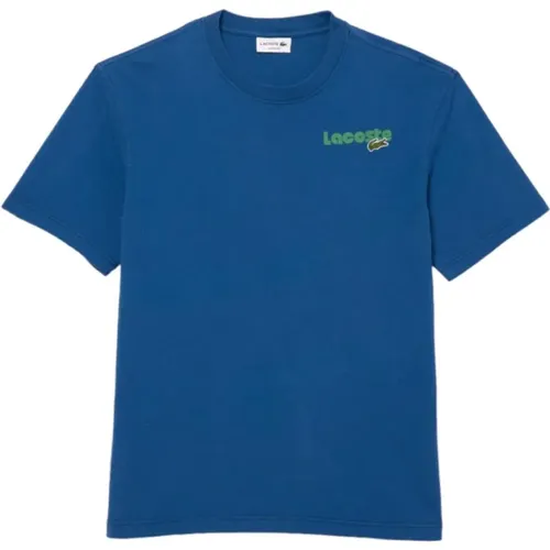 Washed Gradient T-shirt for Men , male, Sizes: XL, S, M, L - Lacoste - Modalova