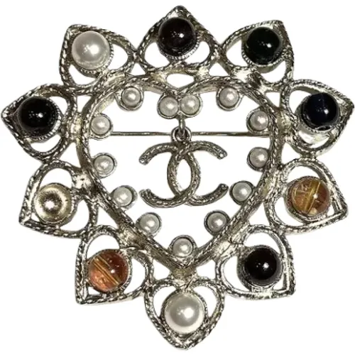 Pre-owned Jewellery, female, , Size: ONE SIZE Pre-owned Metal brooches - Chanel Vintage - Modalova