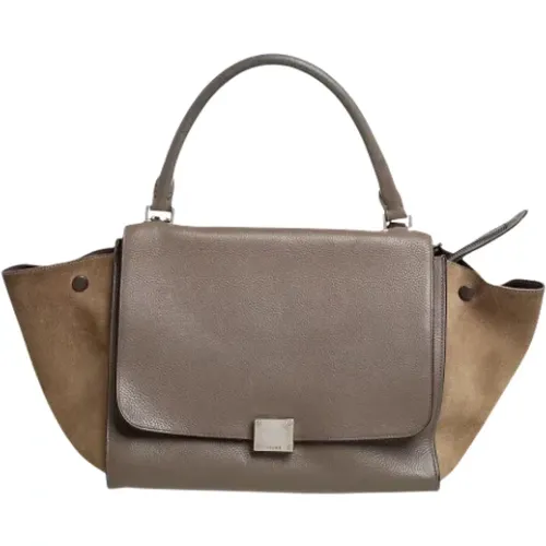 Pre-owned Tote Bags, female, , Size: ONE SIZE Pre-owned Leather handbags - Celine Vintage - Modalova