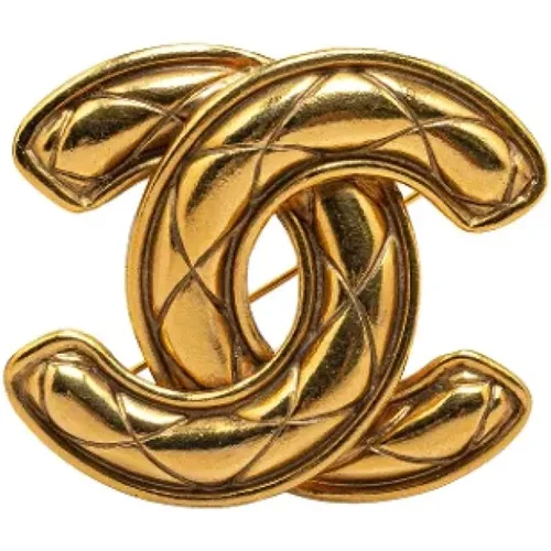 Pre-owned Jewellery, female, , Size: ONE SIZE Pre-owned Metal brooches - Chanel Vintage - Modalova