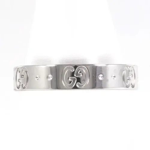 Pre-owned Metal rings , female, Sizes: ONE SIZE - Gucci Vintage - Modalova