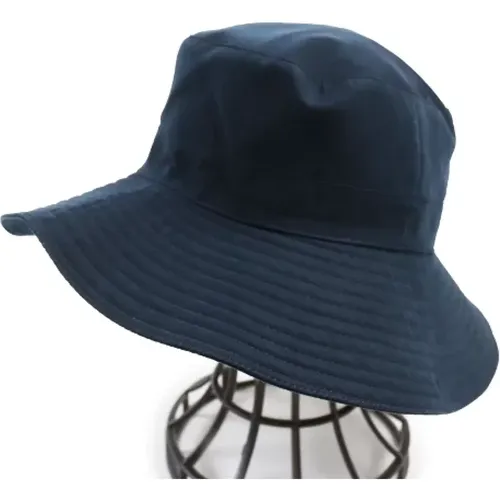 Pre-owned Accessories, male, , Size: ONE SIZE Pre-owned Canvas hats - Hermès Vintage - Modalova