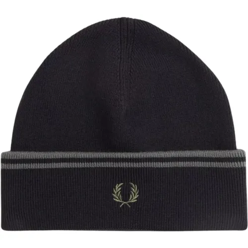 Wool Green Hat , male, Sizes: ONE SIZE - Fred Perry - Modalova
