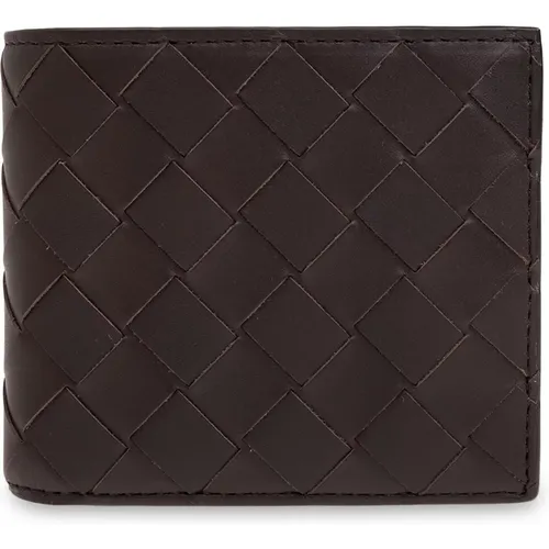 Bifold wallet with leather , male, Sizes: ONE SIZE - Bottega Veneta - Modalova