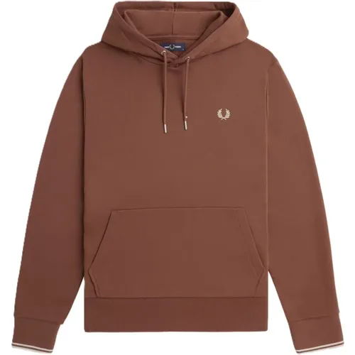 Hoodies, male, , Size: S Hoodie Sweatshirt - Fred Perry - Modalova