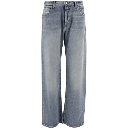 Regular Fit Denim Jeans mit Wascheffekt - Diesel - Modalova