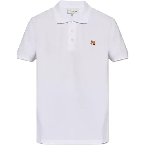 Cotton polo shirt , male, Sizes: L, M - Maison Kitsuné - Modalova