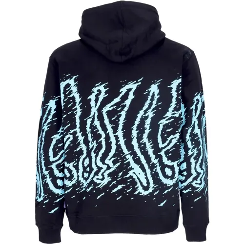 Black Lightweight Hooded Sweatshirt Fast , male, Sizes: XL - Octopus - Modalova