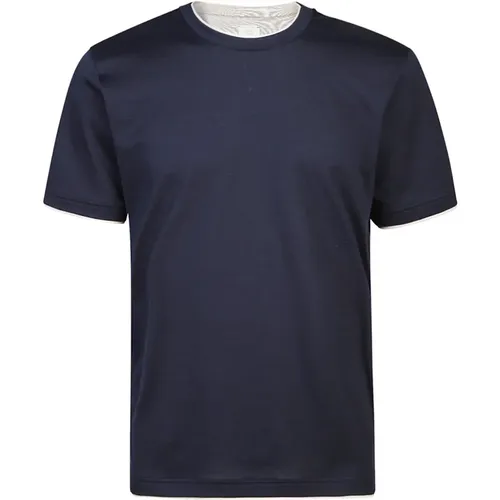 T-Shirt Girocollo , male, Sizes: XL, M, L, 2XL - Eleventy - Modalova