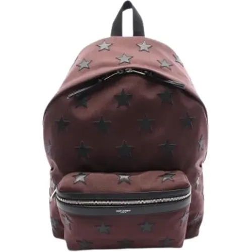 Pre-owned Backpacks, unisex, , Size: ONE SIZE Pre-owned Canvas Backpack - Yves Saint Laurent Vintage - Modalova